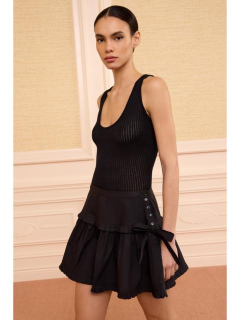 ULLA JOHNSON Elodie Cotton Mini Skirt