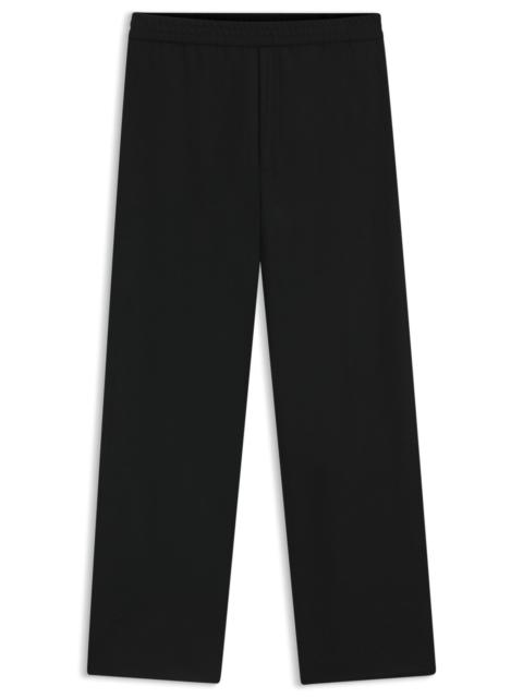 BOSS TAPERED-FIT PANTS IN A WOOL BLEND