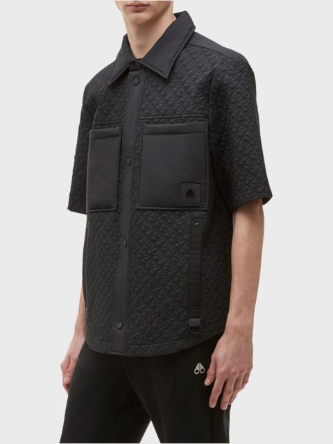 MOOSE KNUCKLES Men's Bedford Monogram Shirt Jacket