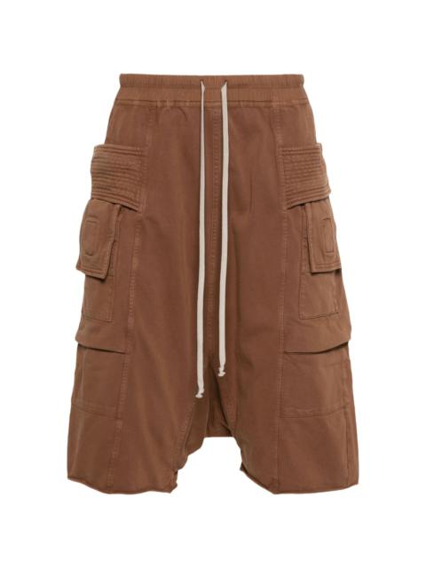 jersey cargo shorts