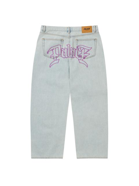 PALACE LE SCRIPT P90 BAGGY JEAN LIGHT ACID WASH