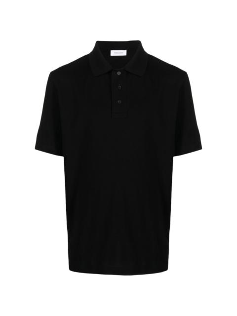 FERRAGAMO short-sleeved cotton polo shirt