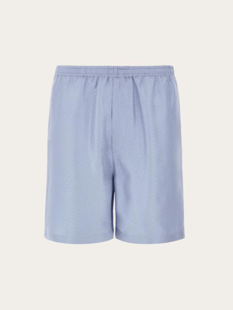 FERRAGAMO Silk Bermuda shorts
