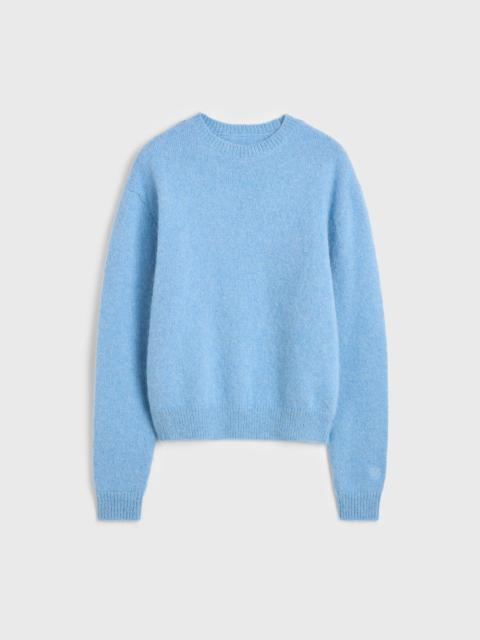 TOTEME Classic alpaca crew knit pale blue