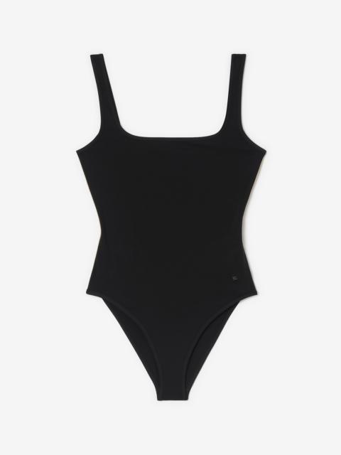 Burberry Check Trim Swimsuit