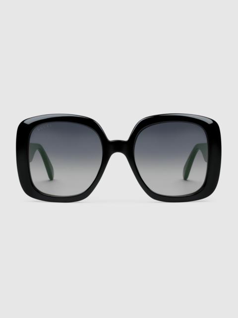 Square sunglasses with Web