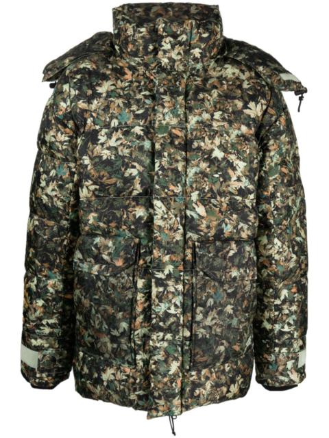 The North Face 73 leaf-print padded jacket