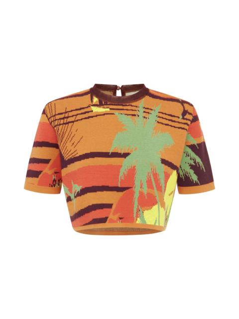 ALÉMAIS Palm Island Knit Top