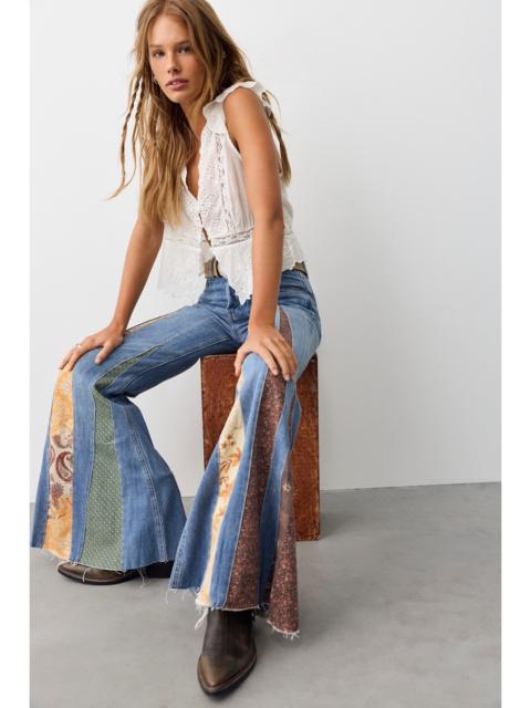FREE PEOPLE We The Free Starstruck Relaxed Flares