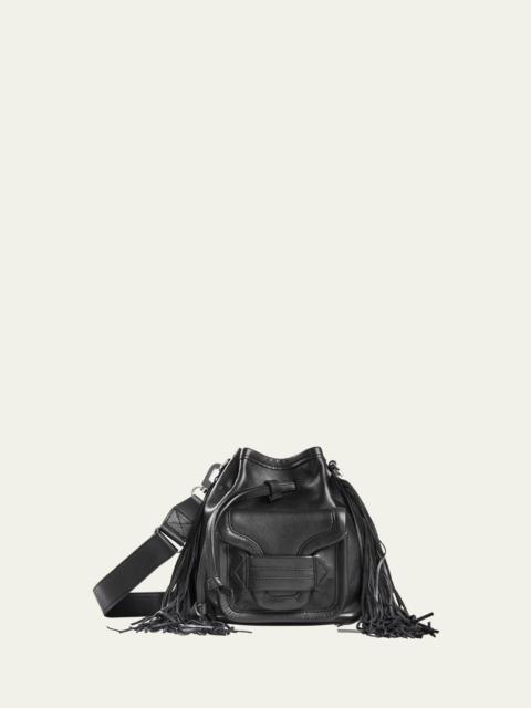 Pierre Hardy Alpha Fringe Leather Backpack