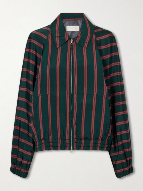 Dries Van Noten Vinnia Striped Jersey Jacket