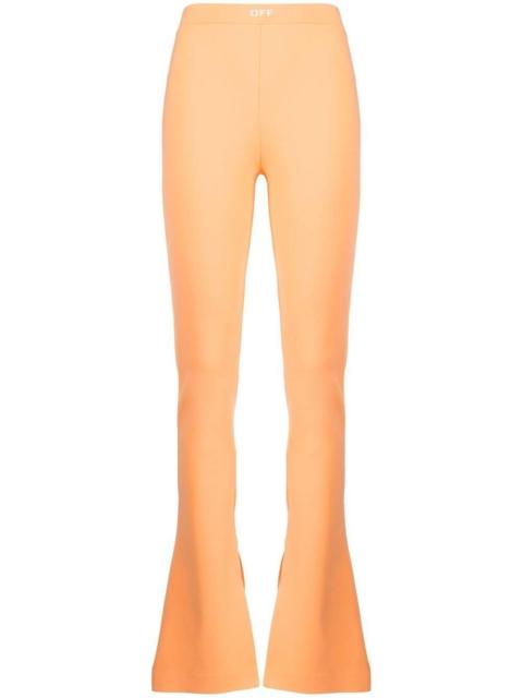 Off-White Sleek flared trousers