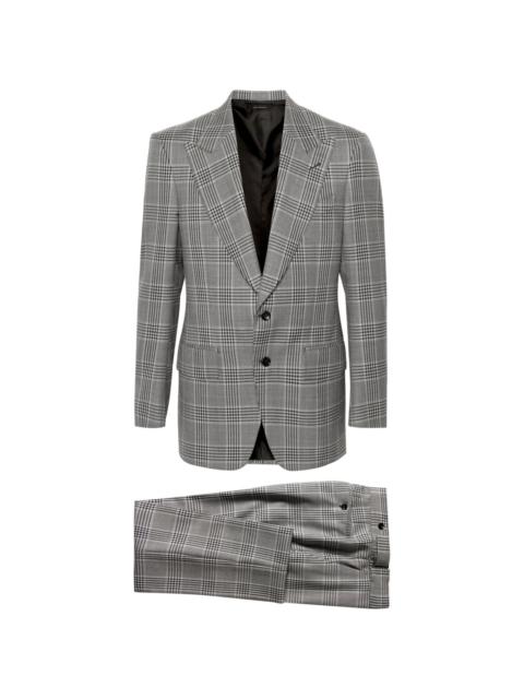 TOM FORD O'Connor checked wool suit
