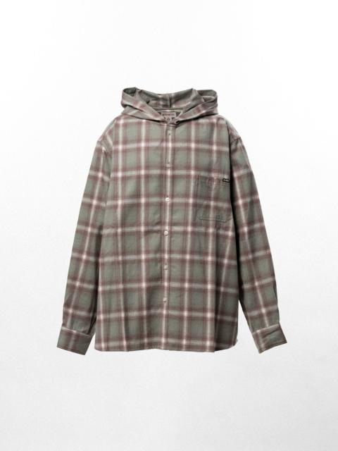 KAMIYA 【EXCLUSIVE】Hooded Check Shirt