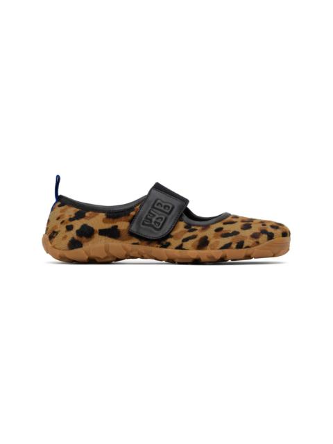 WALES BONNER Tan & Brown Mary Jane Flat Sneakers