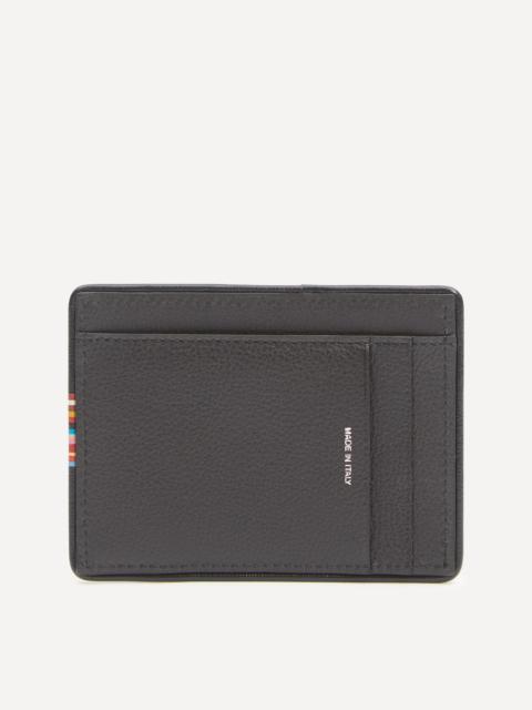 Paul Smith Stripe Leather Card Holder