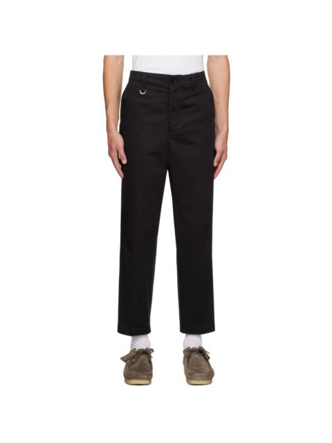 Uniform Experiment Black Side Pocket Trousers
