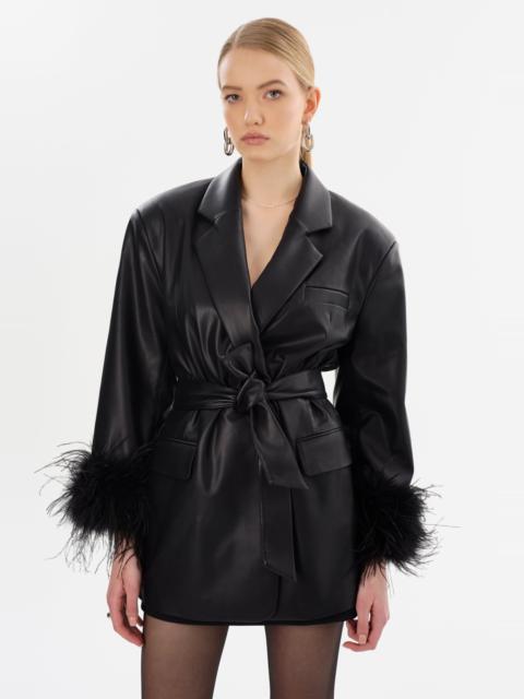 LAMARQUE GALIA | Feather Trim Blazer