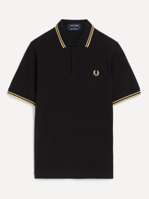Fred Perry Black M12 Twin Tipped Polo Shirt