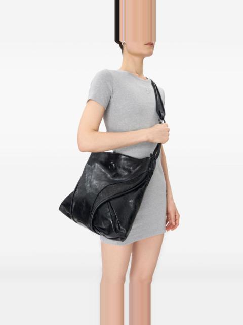 Marine Serre embossed-logo tote bag