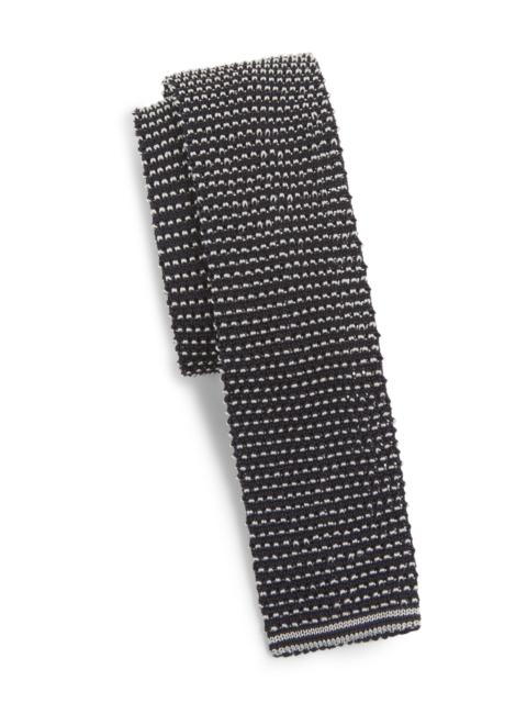 GIORGIO ARMANI Men's Cravatta Tricot Silk Tie - Night Blue