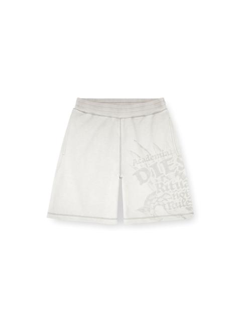 Diesel SWEATSHORTS WITH DÉVORÉ MOTIFS