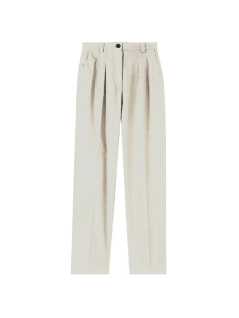 A.P.C｜SLACKS (Kate Trousers (PSAIZ F08460 IAK)) Khaki Margaret Trousers by A.P.C. on Sale