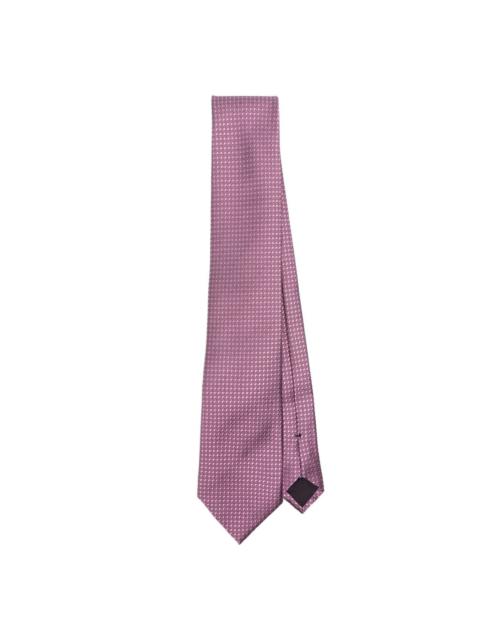 patterned-jacquard tie