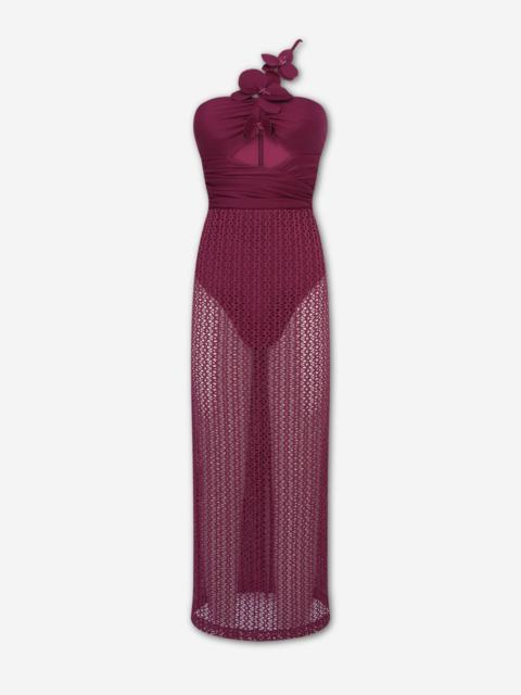 PatBO PETAL SHEEN DRESS