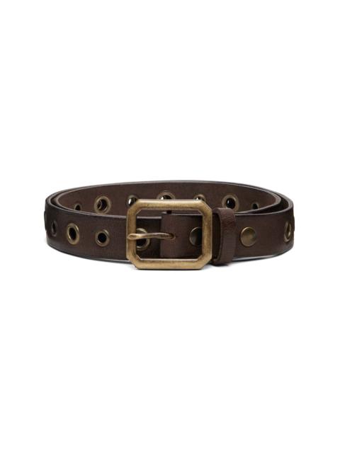 DSQUARED2 Brown Eyelet Belt