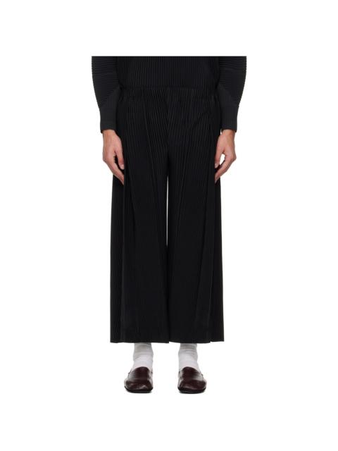 ISSEY MIYAKE Black Pleats Bottoms 2 Trousers