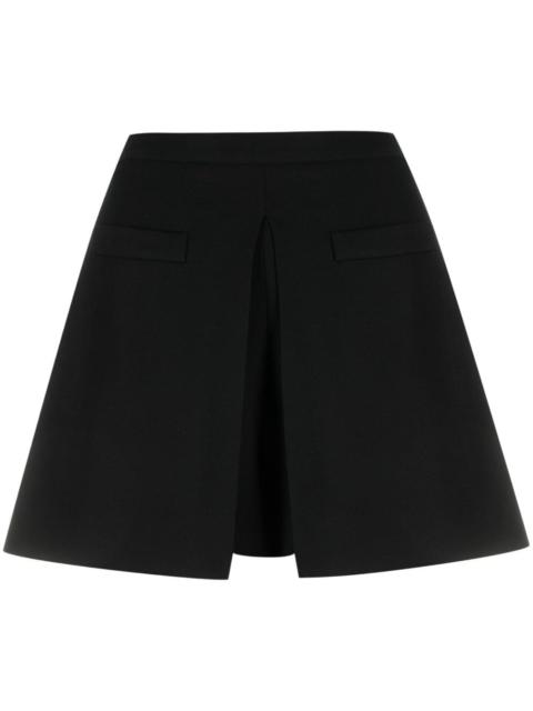 Moschino pleat-detail short shorts