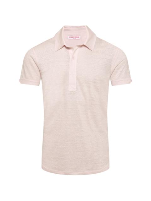 ORLEBAR BROWN linen polo shirt