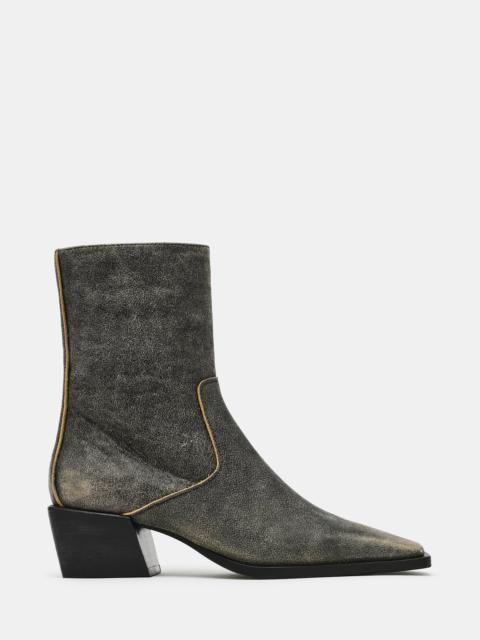 STEVE MADDEN JUDSON BLACK DISTRESSED
