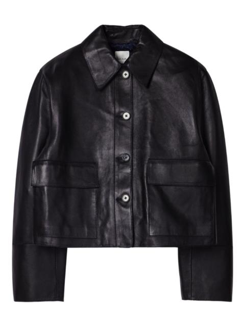 Paul Smith buttoned leather jacket
