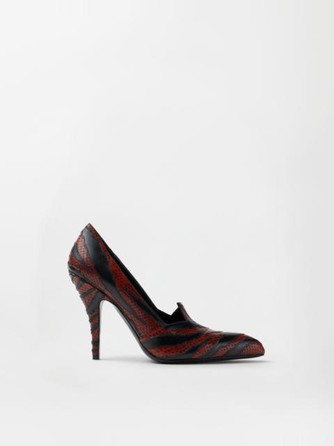 VERSACE Tigre Python-Effect Leather Pumps 105 mm