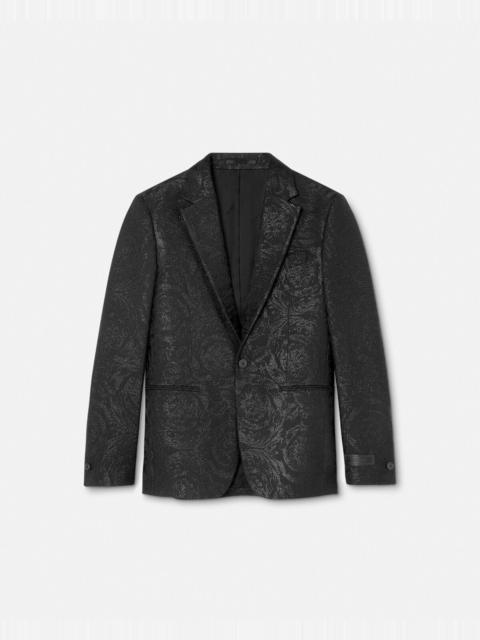 VERSACE Barocco Jacquard Single-Breasted Blazer