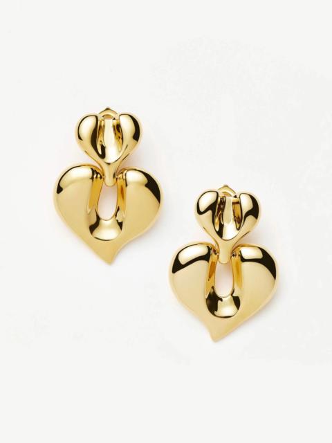 MISSOMA Molten Heart Statement Earrings