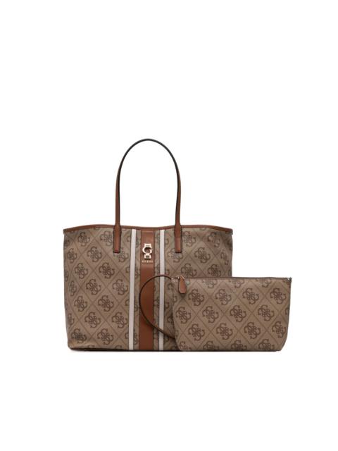 GUESS USA Erenia monogram stripe tote bag