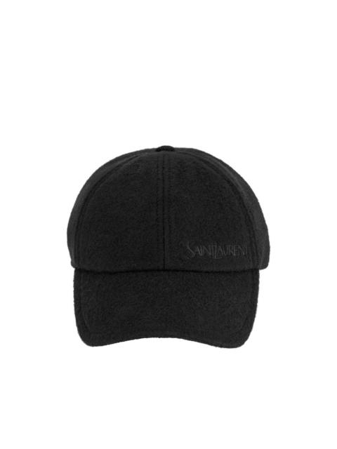 SAINT LAURENT logo baseball cap