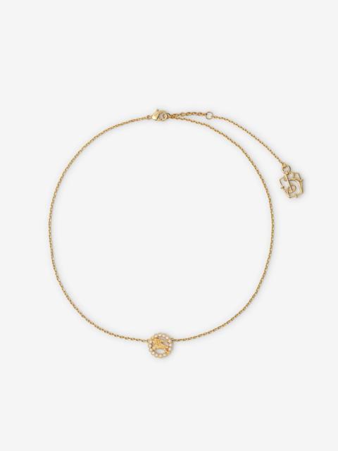 Burberry Knight Pavé Necklace