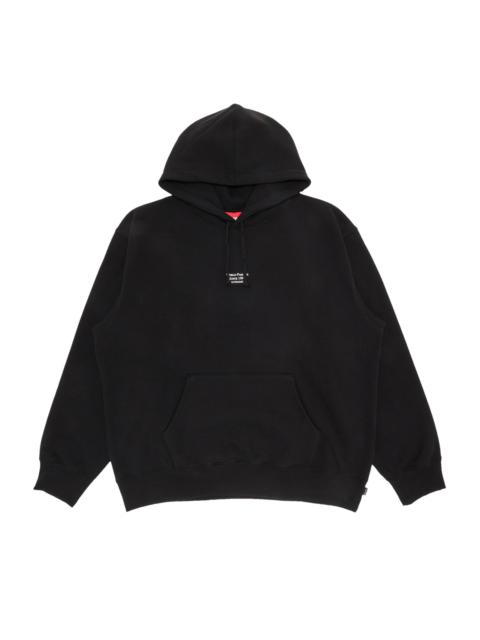★22AW★Supreme X Yohji Yamamoto TEKKEN Hooded Sweatshirt Supreme Yohji Yamamoto TEKKEN Hooded Sweatshirt Black Men's