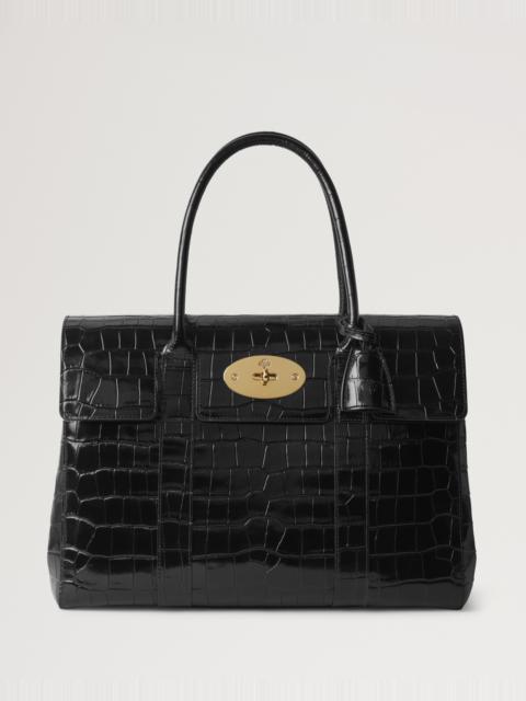 Mulberry Bayswater
Black Shiny Small Croc