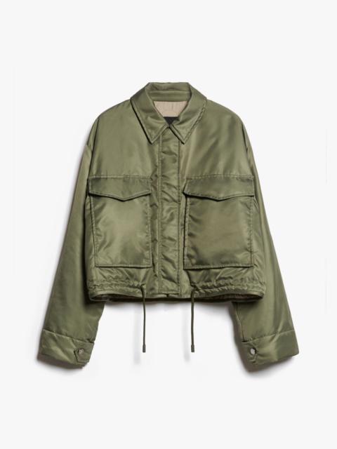 WEEKEND Max Mara FOGLIA Reversible water-repellent twill bomber jacket
