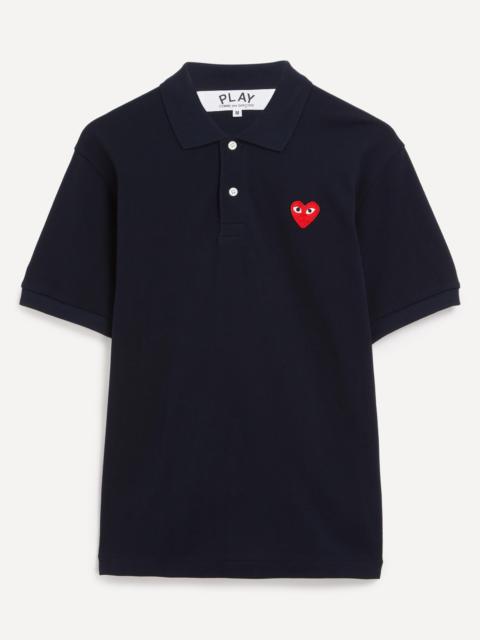 Comme des Garçons PLAY Red Heart Polo Shirt