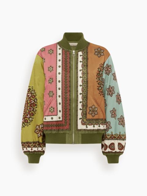 ALÉMAIS Contina Bomber Jacket in Multi