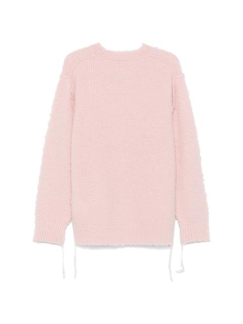 sacai pilled sweater