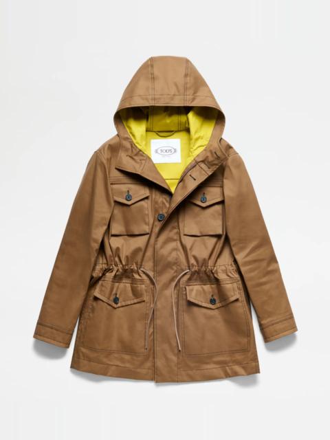 Tod's PARKA - BROWN