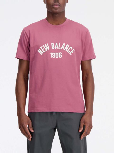 New Balance Men's Essentials Varsity T-Shirt - Washed Burgundy