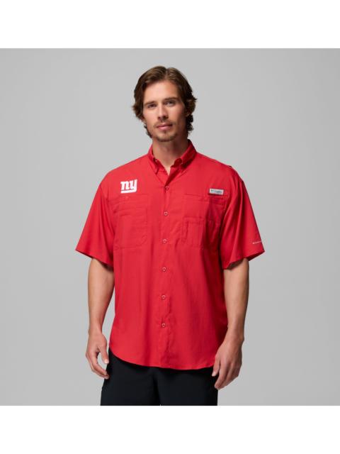 Columbia Men's PFG Tamiami Short Sleeve Shirt - New York Giants